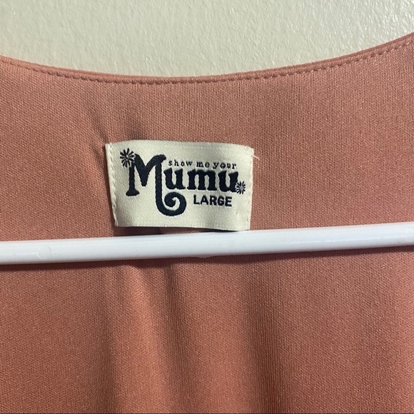 Show me your mumu Noelle Flutter Wrap Dress size L - Picture 5 of 8